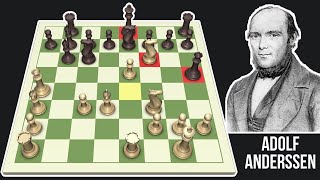 Anderssens Evergreen Game Every Move Explained For Chess Beginners [upl. by Harli]