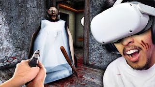 Hide and Seek with GRANNY IN VR Dont Try😨😰 [upl. by Warfeld]