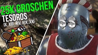 TESOROS Mucho Dinero IX XIII XIV XIX XXI  Kingdom Come Deliverance [upl. by Ydnyl]