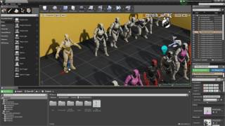 UE4 animation retargeting  UEMale to Female Mannequin [upl. by Joachima]