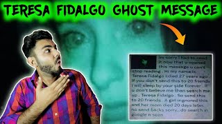 Real Truth of Teresa Fidalgo Ghost 😨 [upl. by Thurnau]