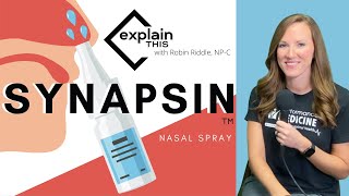 SYNAPSIN NASAL SPRAY I Explain This with Robin Riddle NPC [upl. by Nedaj]