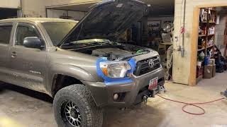 Quickest Way to Polish Headlights on a Tacoma [upl. by Neelyar23]