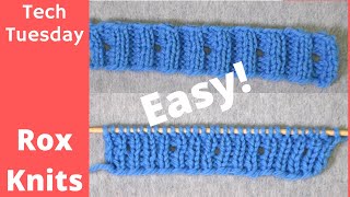 Easy Yarnover Buttonholes 2 ways  Technique Tuesday [upl. by Intyre688]