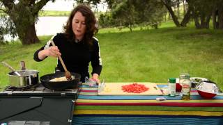 Saffron prawn risotto camping recipe [upl. by Bonny]