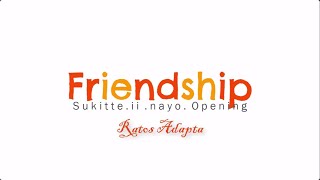 Sukitte ii na yo  Friendship  Piano Karaoke [upl. by Edlin14]