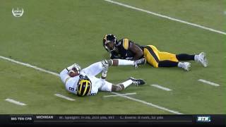 Michigan at Iowa  Football Highlights [upl. by Fulks]