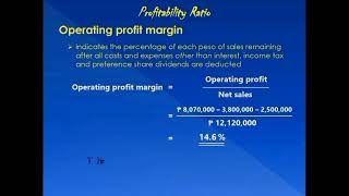 Operating Profit Margin Profitability Ratio  Financial Statements Analysis [upl. by Ineslta]