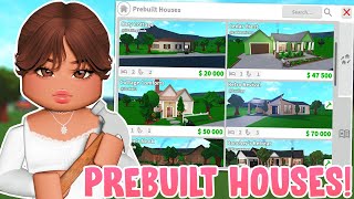 🏠Touring ALL The PREBUILT HOUSES in Bloxburg🏠 [upl. by Kimon]