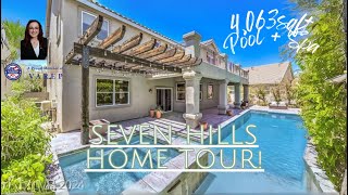 Step Into Luxury Seven Hills Home Tour in Henderson NV [upl. by Shorter393]