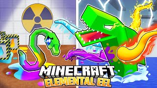 I Survived 100 Days as an ELEMENTAL EEL in HARDCORE Minecraft [upl. by Ateekram]