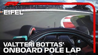 Valtteri Bottas Pole Lap  2020 Eifel Grand Prix  Pirelli [upl. by Bettencourt]