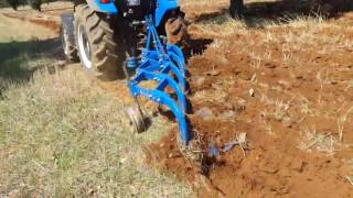 NEW HOLLAND TT55 ÜNLÜ 5Lİ 9 NO PULLUK TARLA SÜRME [upl. by Neik]