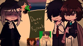 BSD react to Dazai as Fujisaki  yaribu x bsd crossover TWooclong breaks  14 bl jojo [upl. by Halyak]