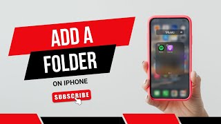 How To Add A Folder On iPhone [upl. by Eeroc]