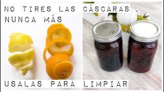 Haz Vinagre De Cítricos Para Limpiar  las recetas de mi abuela [upl. by Kirkpatrick339]