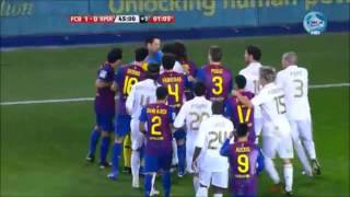 El Clasico  Real Madrid vs Barcelona  Most Heated Moments  Fights Brawls Fouls [upl. by Dnaltiak]