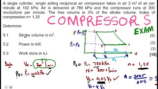 Power Machines N5 COMPRESSORS EXAM mathszoneafricanmotives [upl. by Cyma]