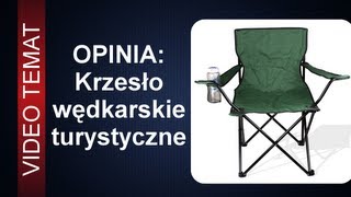 Składane krzesło na ryby  turystyczne  Opinia [upl. by Aihsenyt]