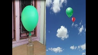 How to Make flying Balloon at home With Powder Drain Cleaner amp without Helium [upl. by Reitrac]