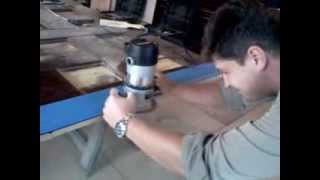 How to The Russian Way  Making chamfer cut in mdf using the router Part 2 [upl. by Golliner]