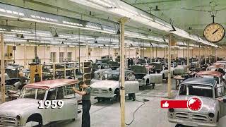 1959 Zwickau East Germany the assembly line of the P 70 historical history [upl. by Esilahc]