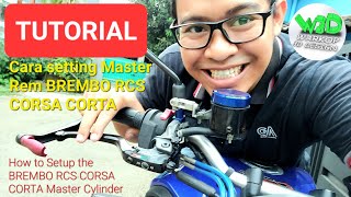 Cara Setting Master Rem BREMBO RCS CORSA CORTA [upl. by Adekam442]