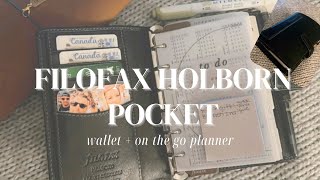 FILOFAX HOLBORN POCKET PLANNER  wallet  on the go [upl. by Reeta377]