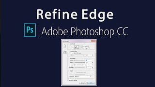 Photoshop Refine Edge Tutorial  Photoshop CC 2020 [upl. by Curley]