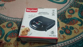 Skyline GrillSandwich Toaster  Sandwich maker  Grilled Sandwich Maker Toasted Sandwich Maker [upl. by Dede]