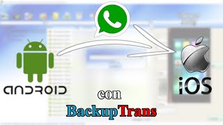 TutoTecITA Trasferimento dati smartphone – Le chat di Whatsapp da Android ad iOS con BackupTrans [upl. by Alisander4]