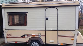 1984 Esterel Supermatic S15 Folding Caravan  Hardwall Camper Trailer nhcaravan [upl. by Elke]