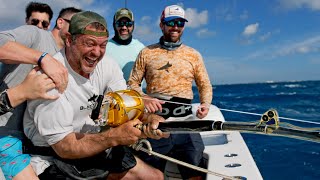 Strongest Men VS Record Size Shark [upl. by Erny]