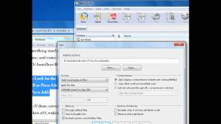 How To Split Large Files Using WInzip [upl. by Marianne]