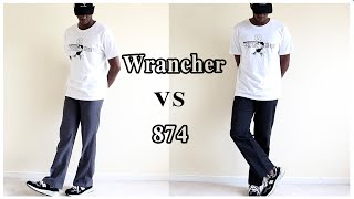 Dickies 874 vs Wrangler Wrancher Styling Fit  MORE [upl. by Aenaj]