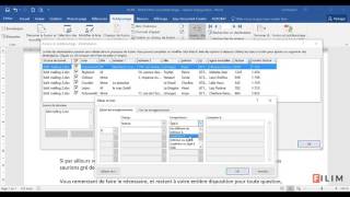 Word  3 Avancé  Cours Publipostage Trier et Filtrer [upl. by Georas265]