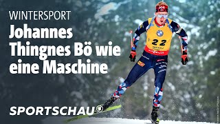 Biathlon Kühn Dritter in Antholz WeltcupDebüt für Riethmüller  Sportschau [upl. by Ranee158]