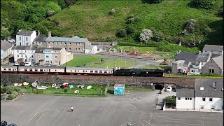 34046 Braunton with The Lakelander on the Cumbrian Coast 18 05 24 [upl. by Magnuson304]