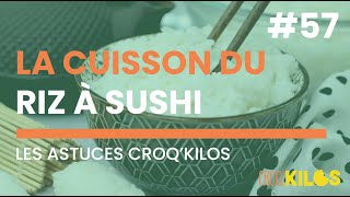 Riz à sushis ASTUCE La cuisson du riz à sushis expliquée étape par étape [upl. by Nnelg]