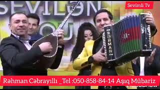 Rehman Cebrayilli Aşıq Mübariz Saz Qarmon Duet Heyati Reqsi Tel 050 858 84 14 [upl. by Comfort424]