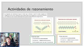 Actividades razonamiento PEvAU  Selectividad  Lípidos  Biología [upl. by Yesiad]