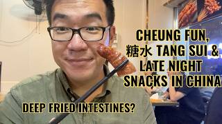 Unique Cheung Fun Canto Desserts amp LateNight Snacks in Shenzhen China  Chinese Food Adventures [upl. by Navar403]