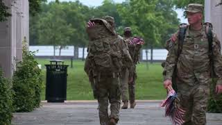 FLAGS IN at Arlington National Cemetery Memorial Day 2024 [upl. by Freudberg]