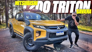 Mitsubishi L200 Triton Savana  COM RODAS DE AÇO E POR R 310 MIL QUEM COMPRA UMA PICAPE ASSIM [upl. by Odrahcir]