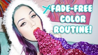 FADEFREE Hair Dye Color Routine  KristenLeanne8 [upl. by Diaz]