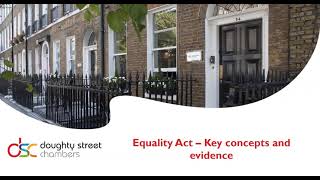 The Equality Act 2010 Evidence and key conceptsdefinitions [upl. by Ansel]