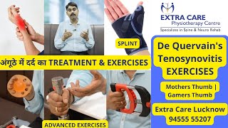 De Quervains Tenosynovitis BEST EXERCISES  Mobilization amp Advanced Exercises for Gamers Thumb [upl. by Ijneb122]