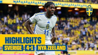 Highlights Sverige – Nya Zeeland 41  Ny målfest på Friends [upl. by Naelcm]