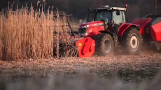 KUHN WS 320 BIO amp LSB 1290  Shredder amp Baler In action [upl. by Liv]