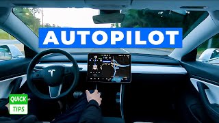 Tesla Model Y How To Use Autopilot [upl. by Autrey]